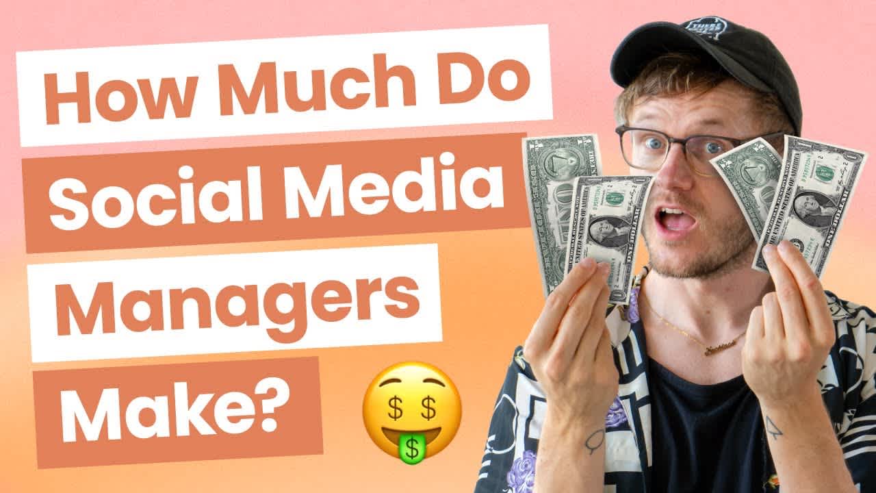YouTube thumbnail for how much do social media managers make video