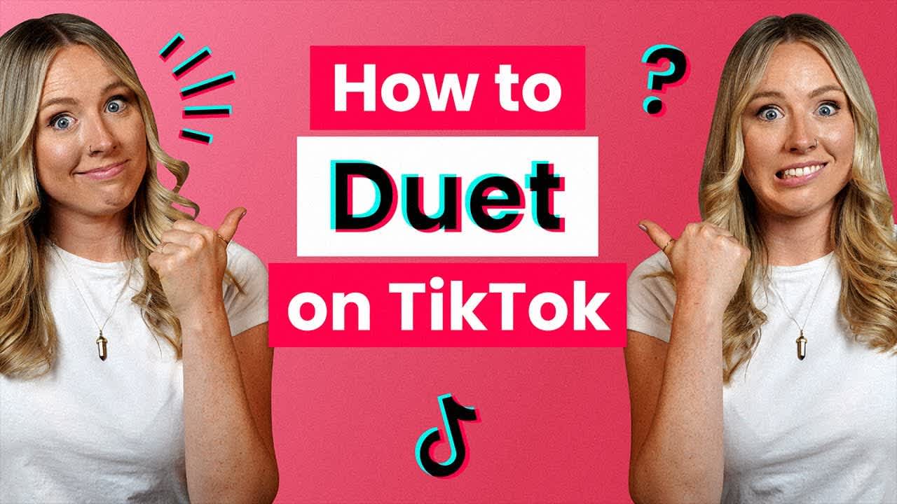 Youtube thumbnail for how to duet on TikTok video