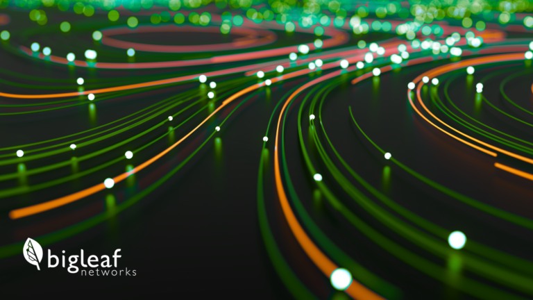 Complex network illustration showcasing interconnected data paths with colorful lines