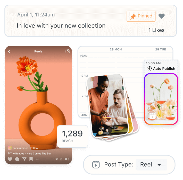 Use Later to schedule Instagram reels, view Reels analytics and connect with your Instagram followers