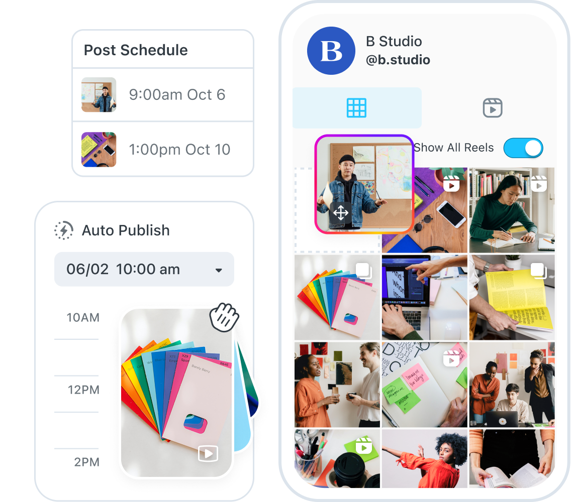 Laters Instagram Scheduler is used to plan, publish and schedule Instagram posts