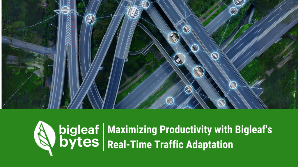 Maximizing Productivity with Bigleaf's Real-Time Traffic Adaptation