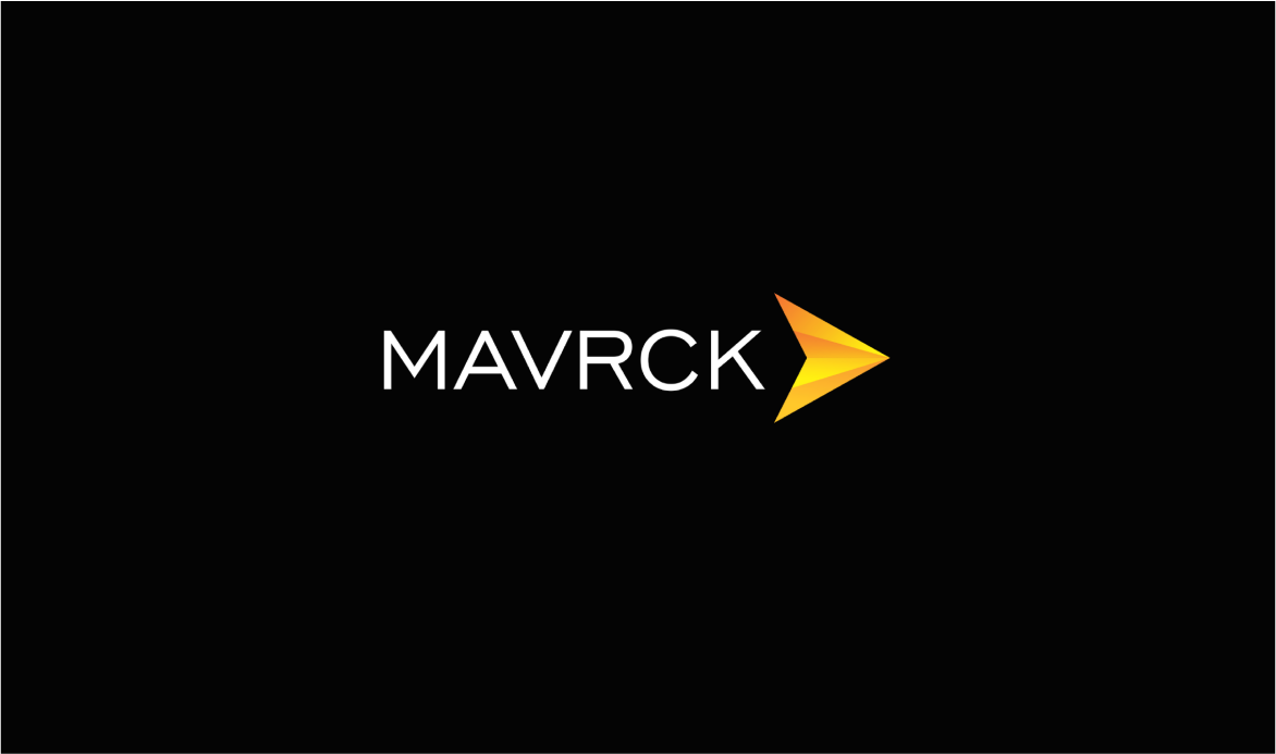 Mavrck Logo on a black background